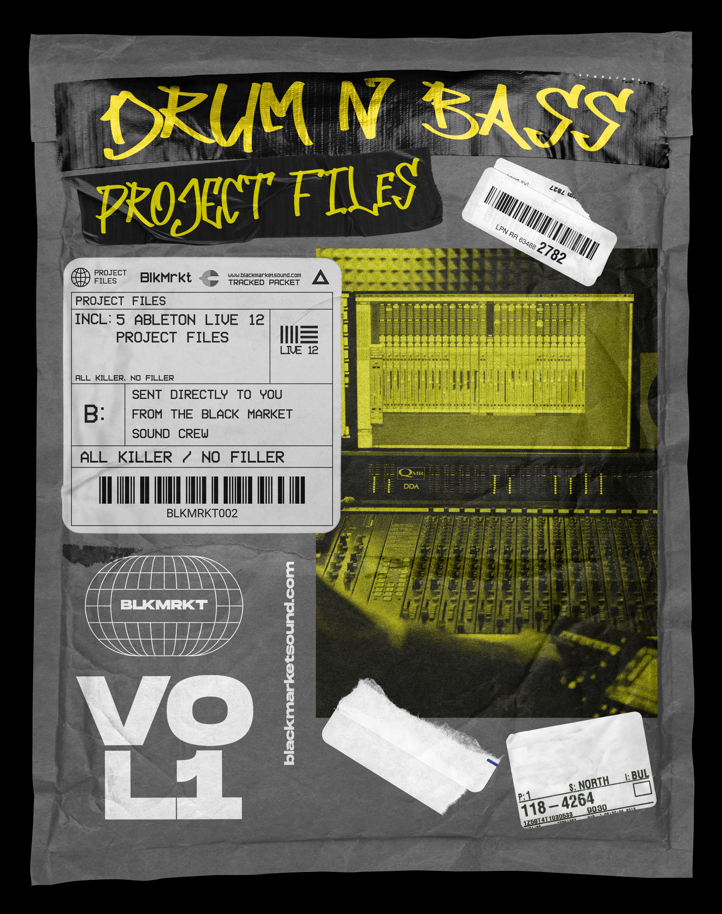 Drum & Bass Vol. 1 : Ableton Project FIles